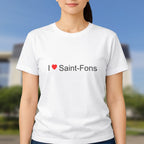 T-shirt I love saint-fons