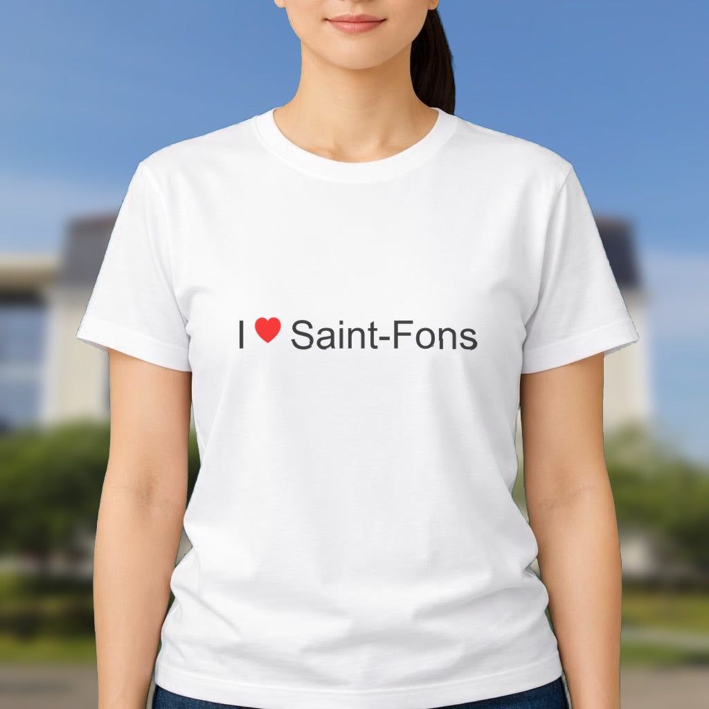 T-shirt I love saint-fons