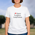 T-shirt I love saint-forgeux-lespinasse