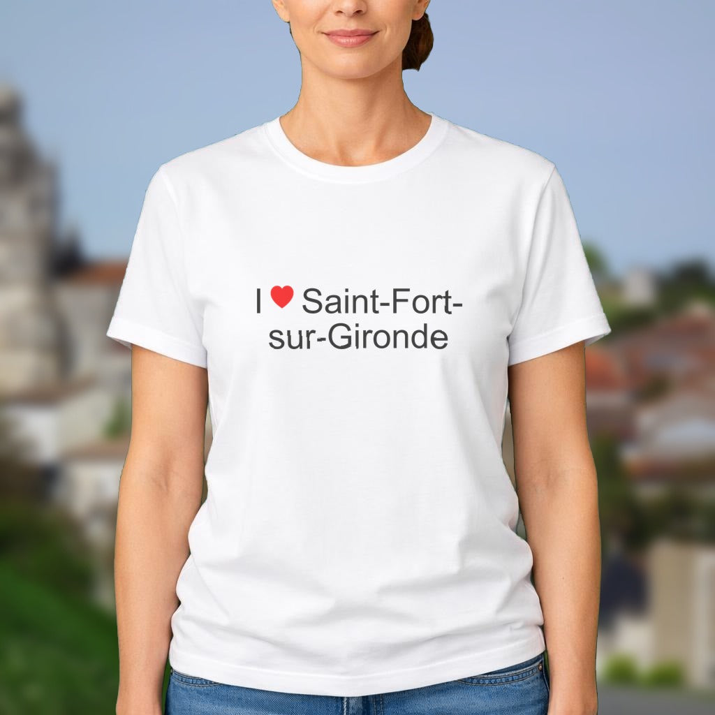 T-shirt I love saint-fort-sur-gironde