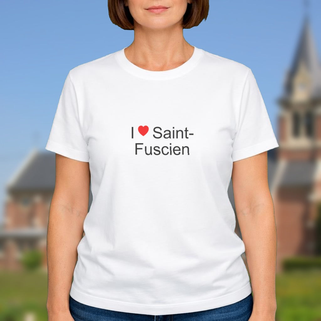 T-shirt I love saint-fuscien