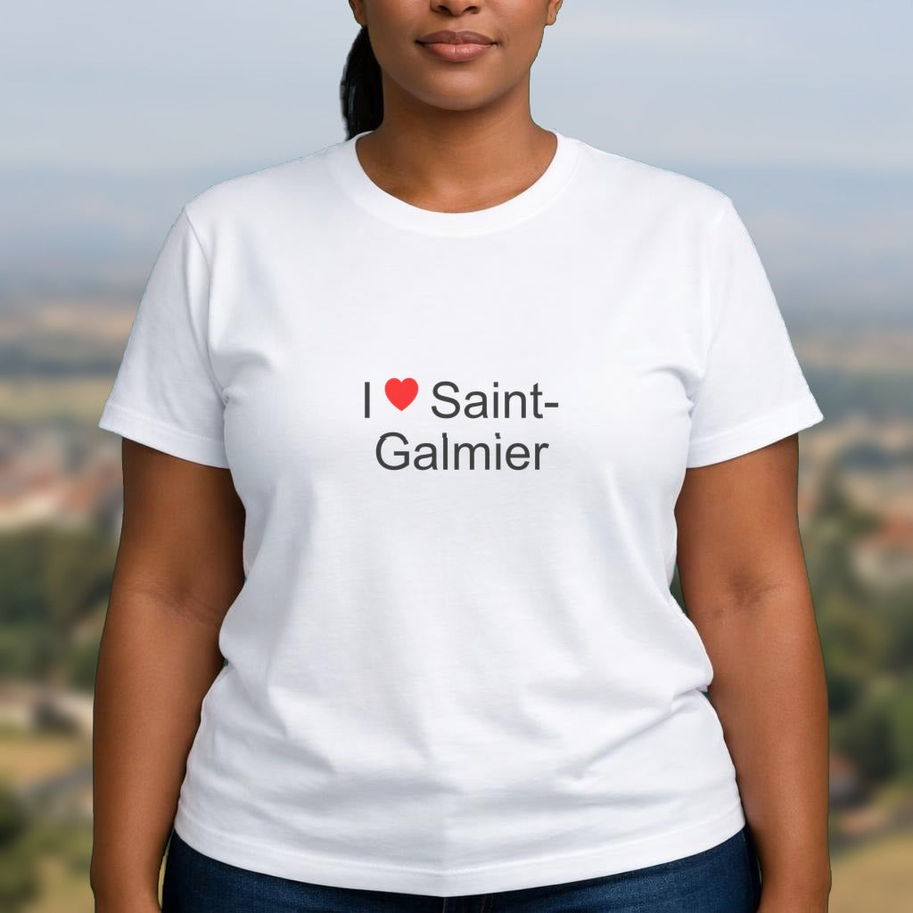 T-shirt I love saint-galmier