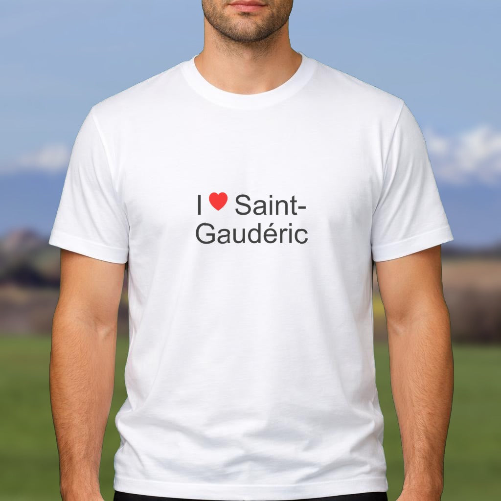 T-shirt I love saint-gaudéric