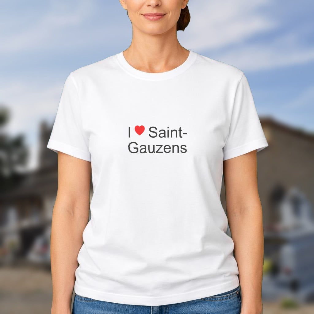 T-shirt I love saint-gauzens