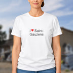 T-shirt I love saint-gauzens