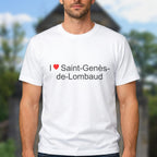 T-shirt I love saint-genès-de-lombaud