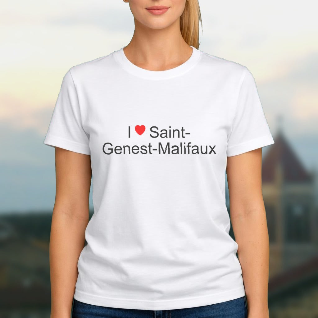 T-shirt I love saint-genest-malifaux
