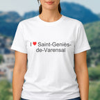 T-shirt I love saint-geniès-de-varensal