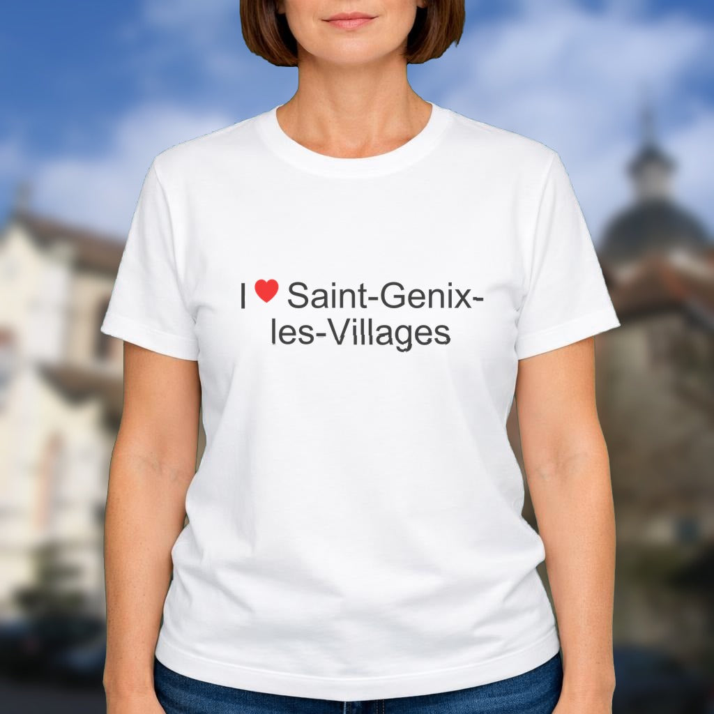 T-shirt I love saint-genix-les-villages