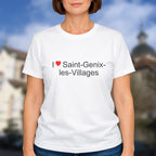 T-shirt I love saint-genix-les-villages