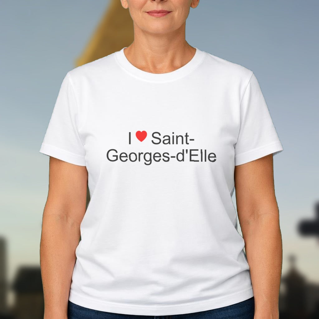 T-shirt I love saint-georges-d'elle