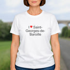 T-shirt I love saint-georges-de-baroille