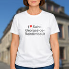T-shirt I love saint-georges-de-reintembault