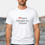 T-shirt I love saint-georges-en-couzan