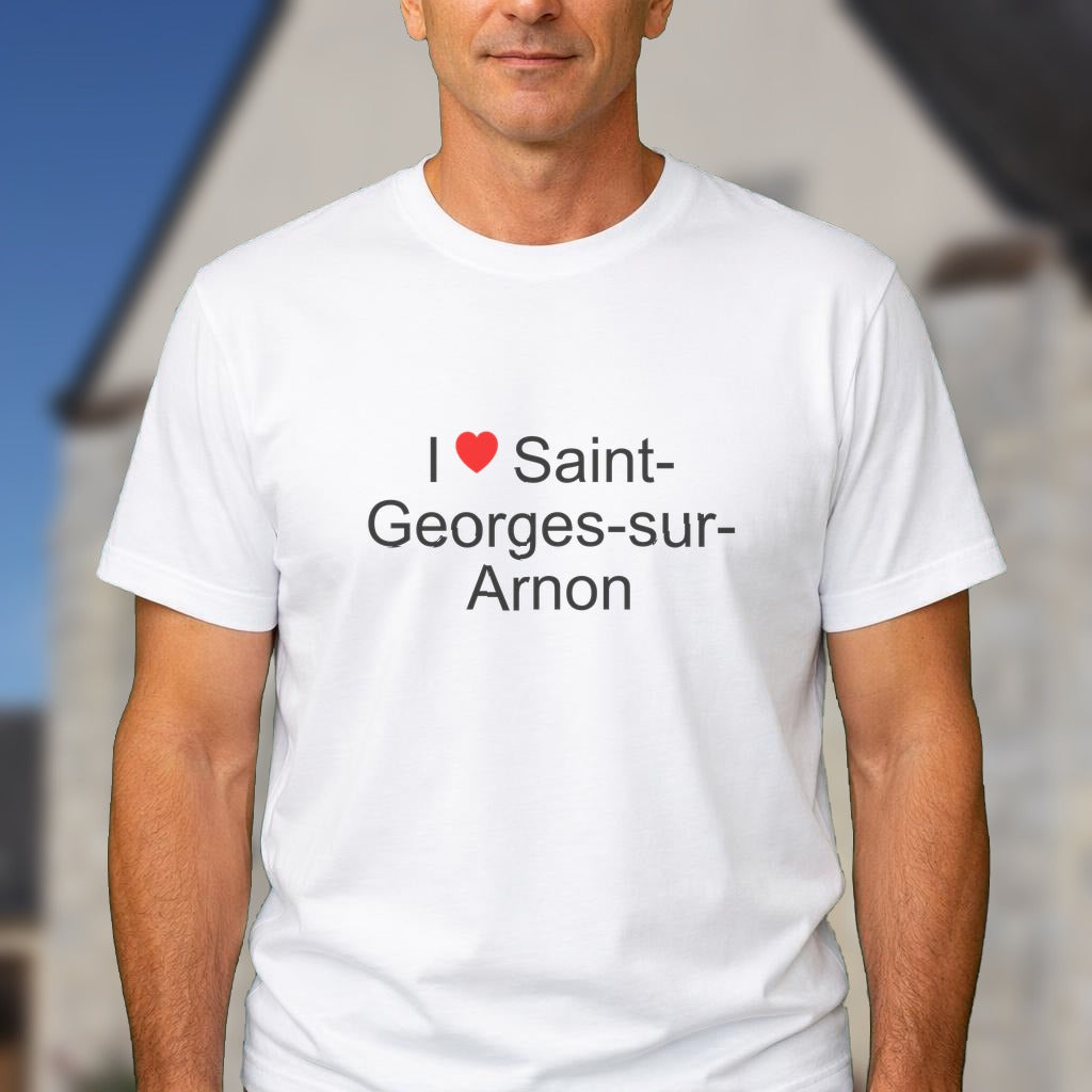 T-shirt I love saint-georges-sur-arnon