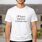 T-shirt I love saint-gérand-croixanvec