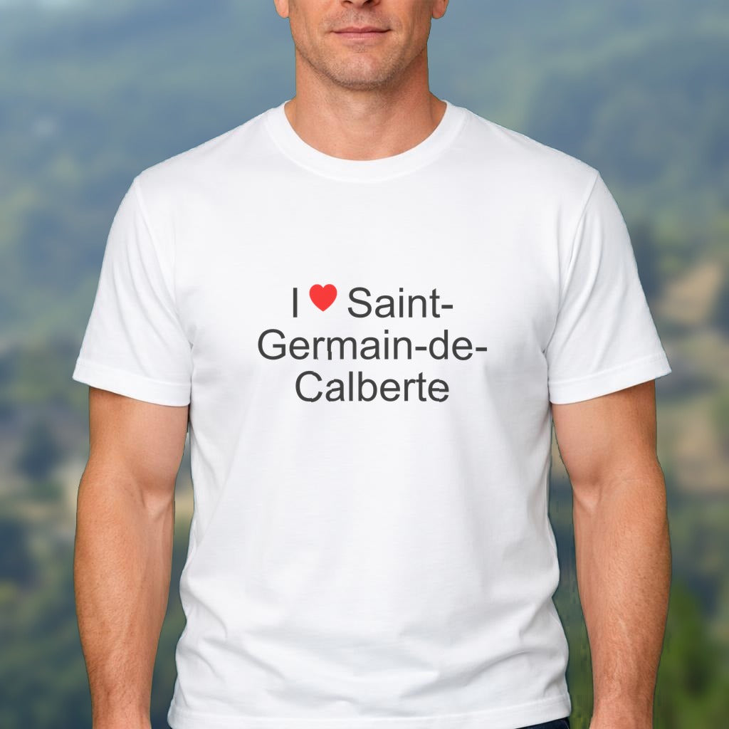 T-shirt I love saint-germain-de-calberte