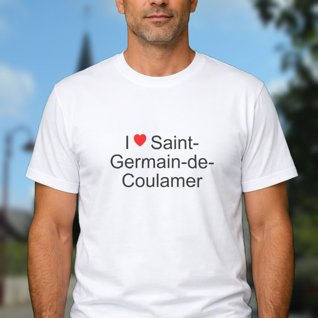 T-shirt I love saint-germain-de-coulamer