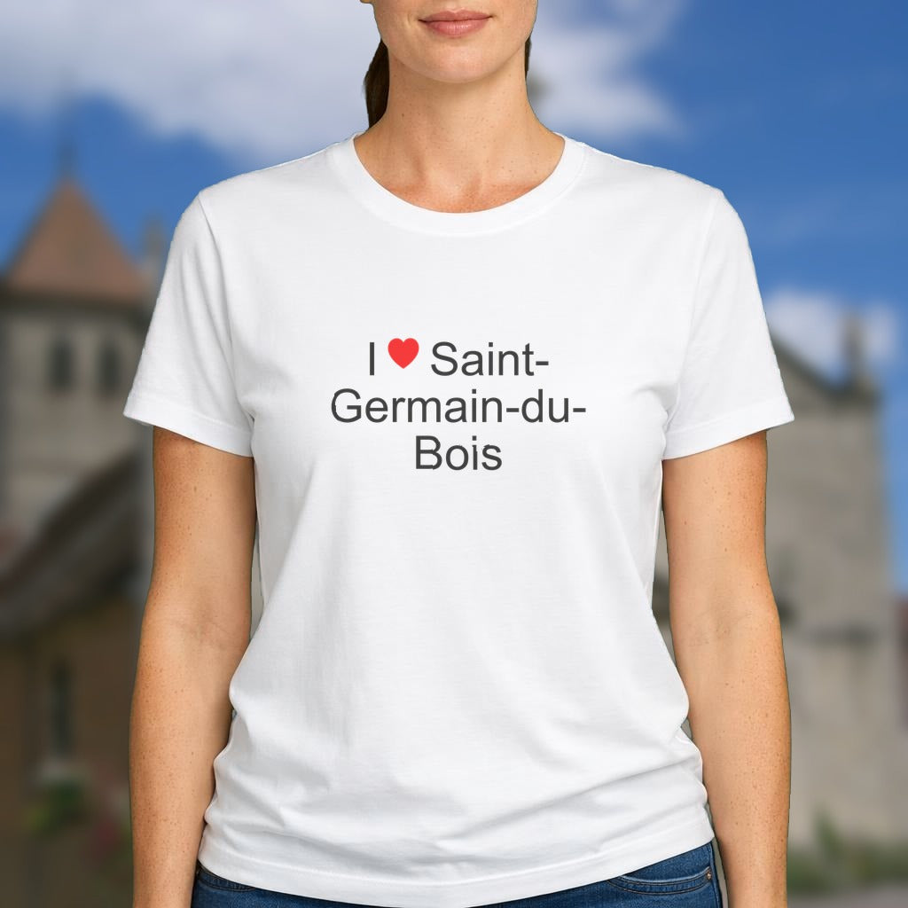 T-shirt I love saint-germain-du-bois