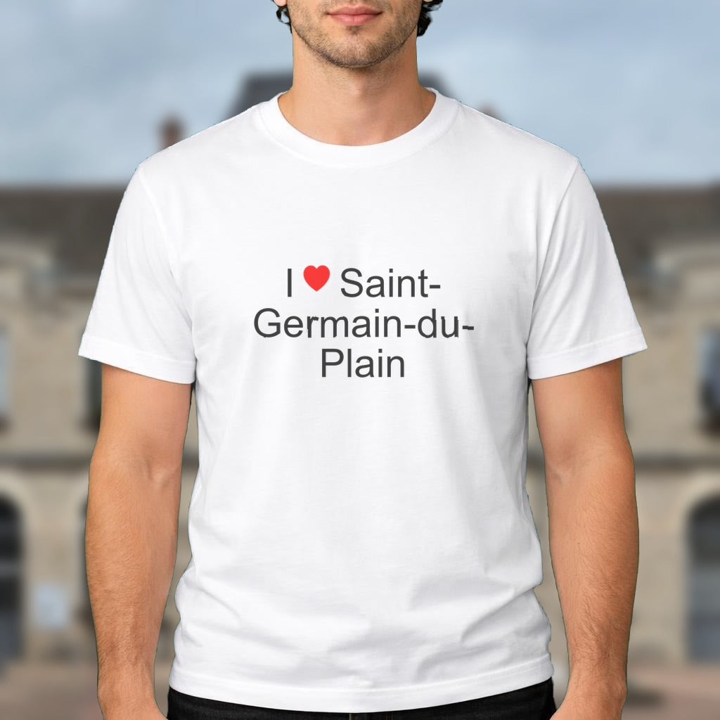 T-shirt I love saint-germain-du-plain