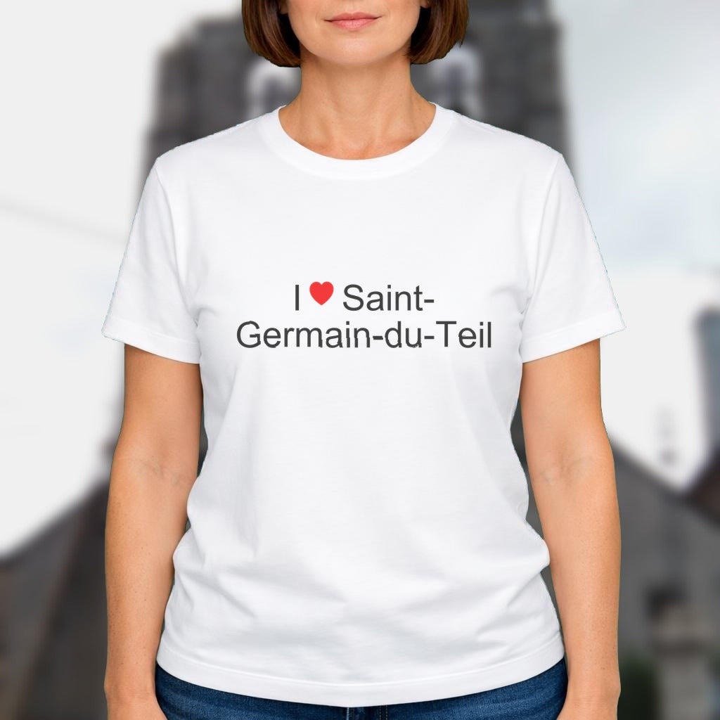 T-shirt I love saint-germain-du-teil