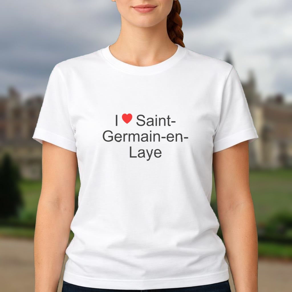 T-shirt I love saint-germain-en-laye
