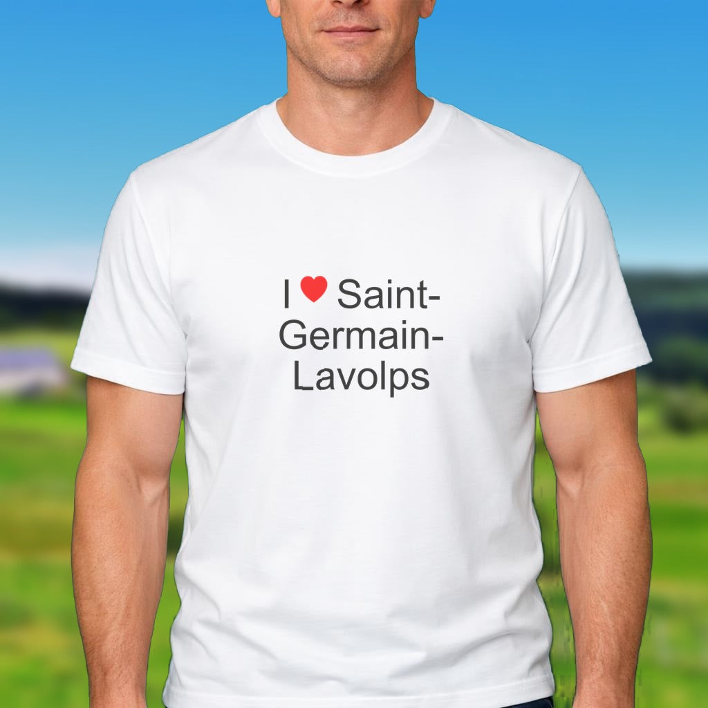 T-shirt I love saint-germain-lavolps