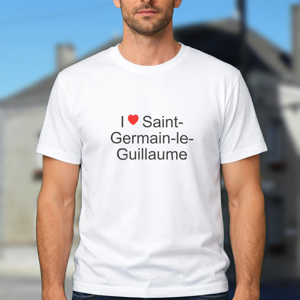 T-shirt I love saint-germain-le-guillaume