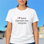 T-shirt I love saint-germain-les-vergnes