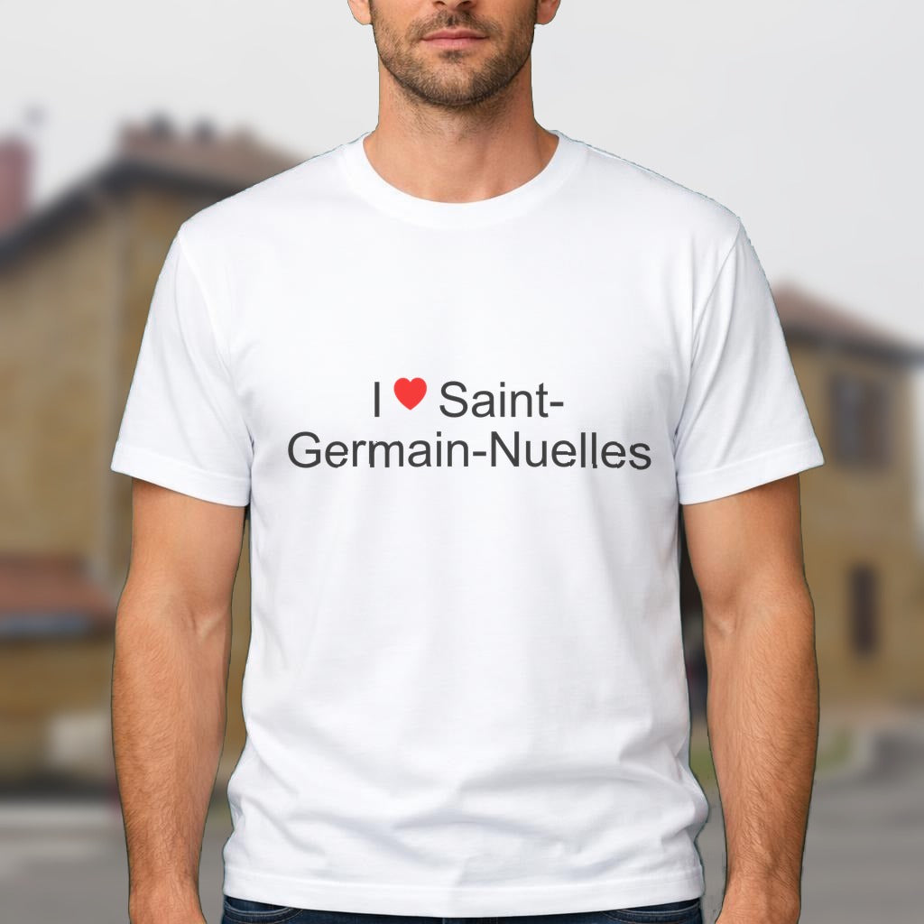 T-shirt I love saint-germain-nuelles
