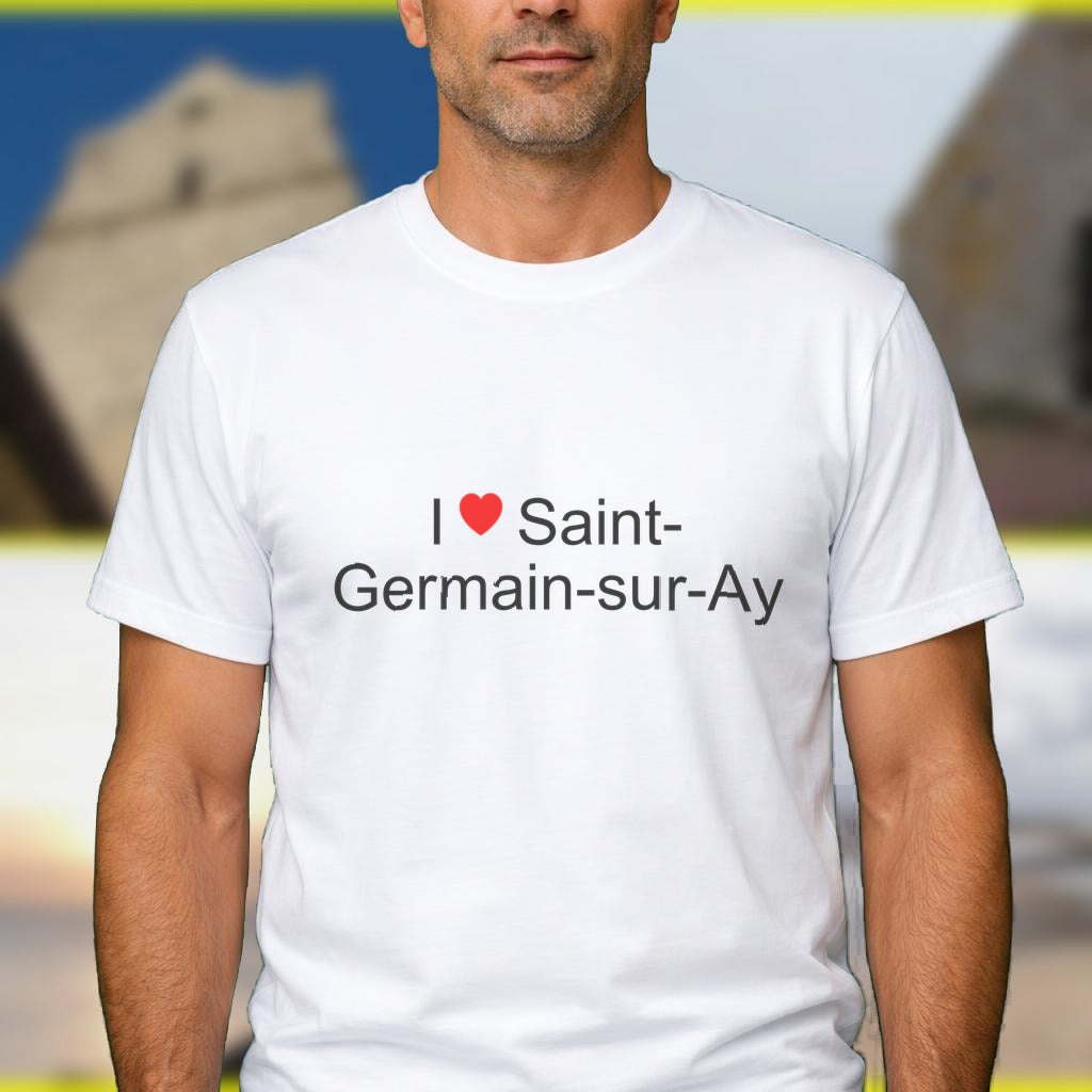 T-shirt I love saint-germain-sur-ay