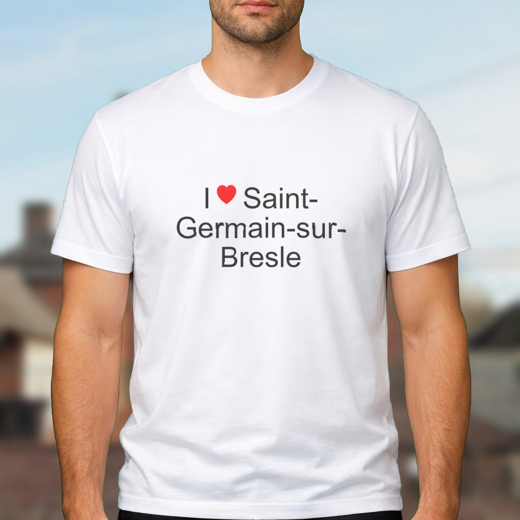 T-shirt I love saint-germain-sur-bresle