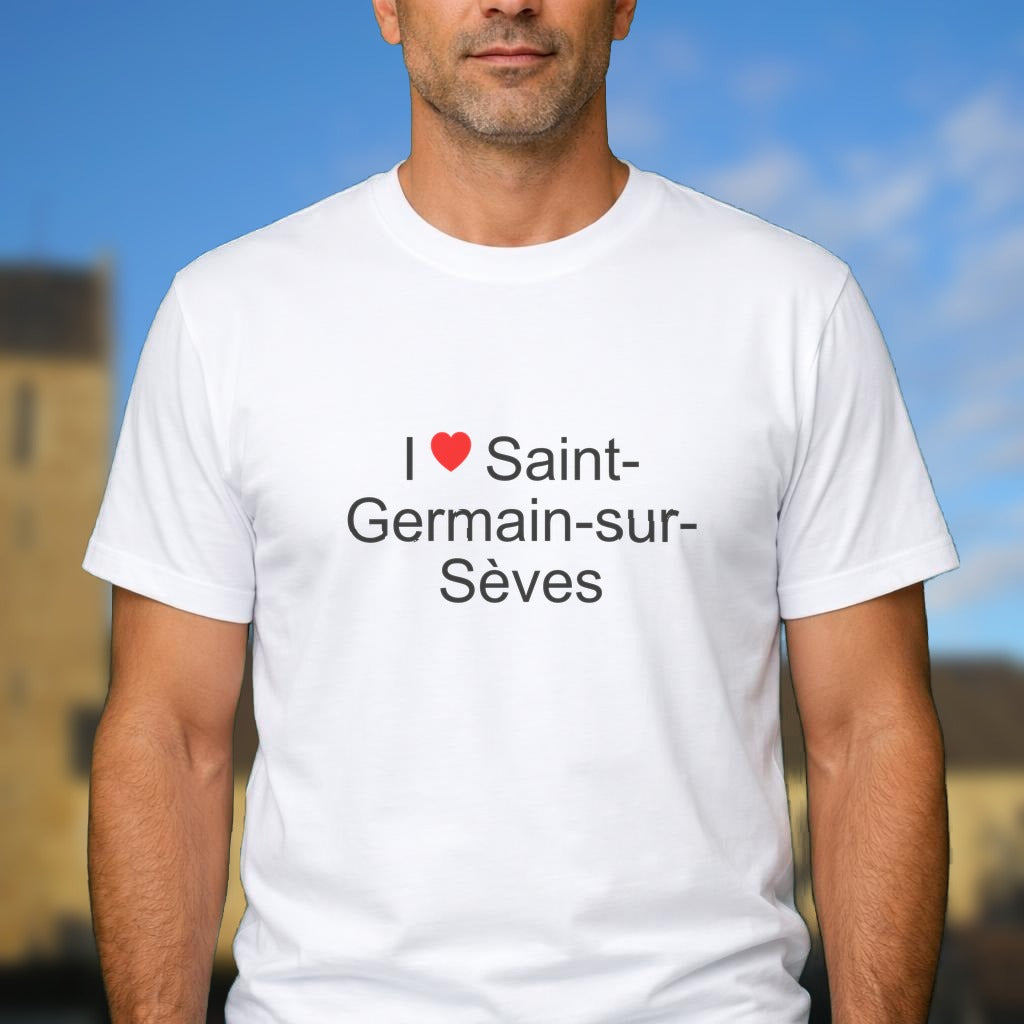 T-shirt I love saint-germain-sur-sèves