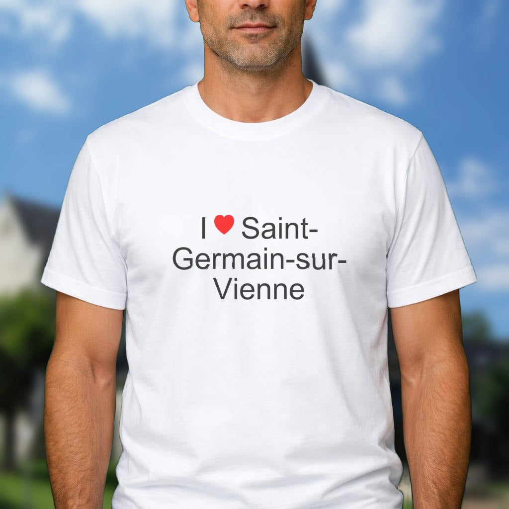 T-shirt I love saint-germain-sur-vienne