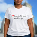 T-shirt I love saint-gildas-de-rhuys