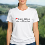 T-shirt I love saint-gilles-vieux-marché