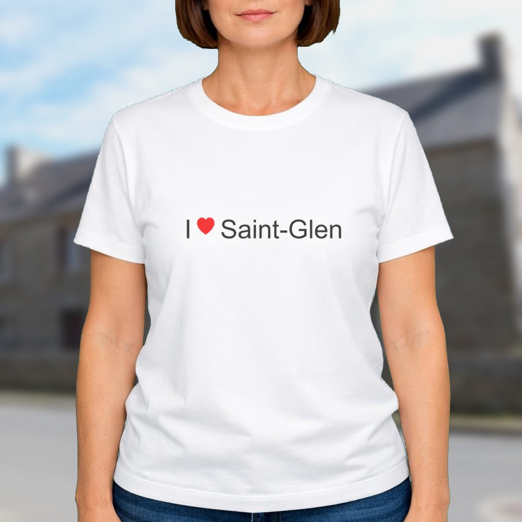T-shirt I love saint-glen