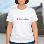T-shirt I love saint-glen