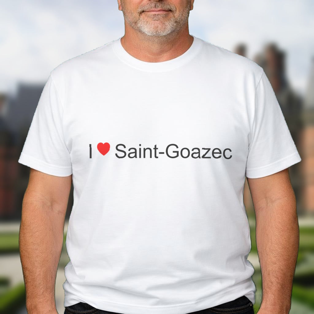 T-shirt I love saint-goazec