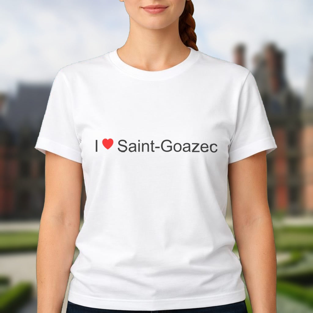 T-shirt I love saint-goazec