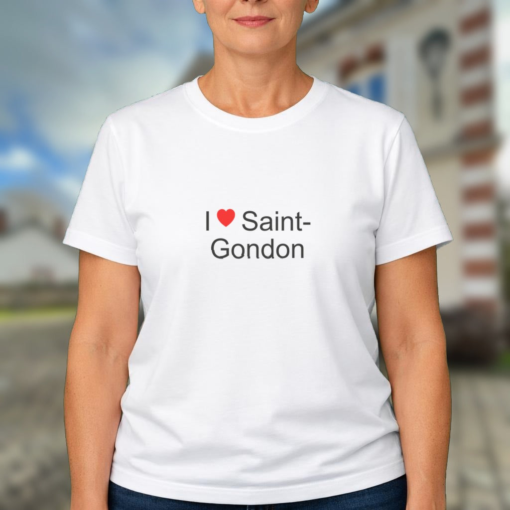 T-shirt I love saint-gondon