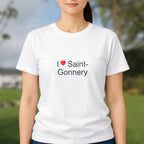 T-shirt I love saint-gonnery