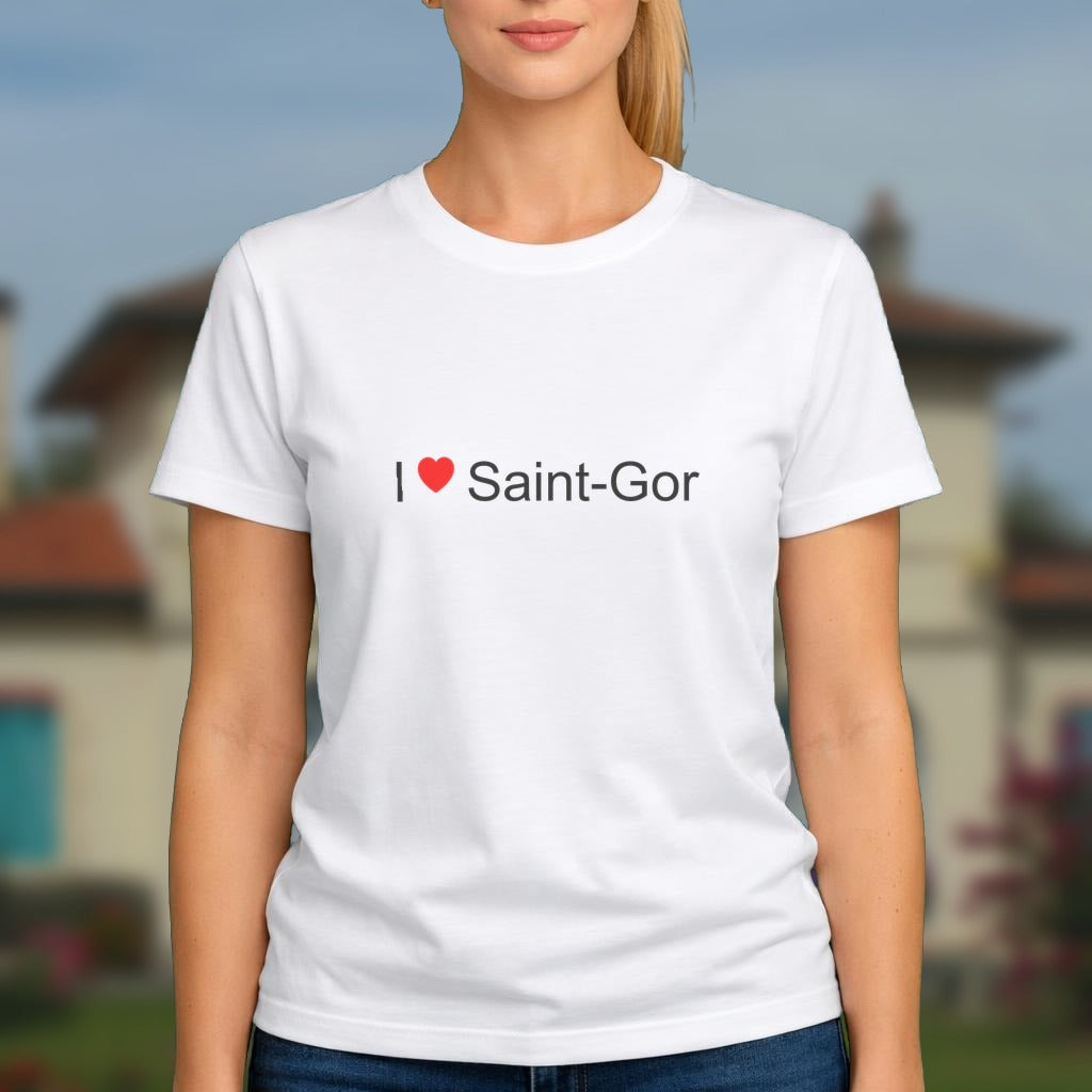 T-shirt I love saint-gor