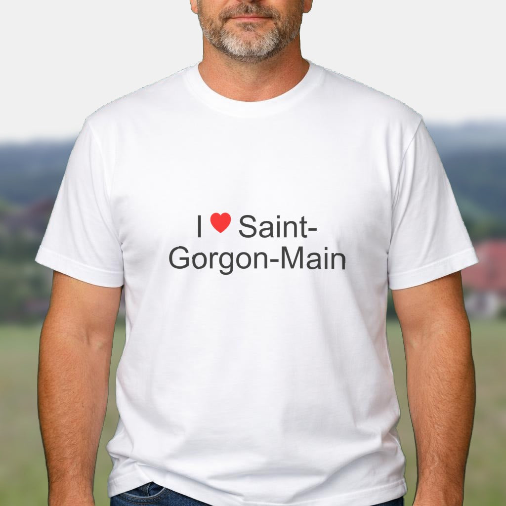 T-shirt I love saint-gorgon-main