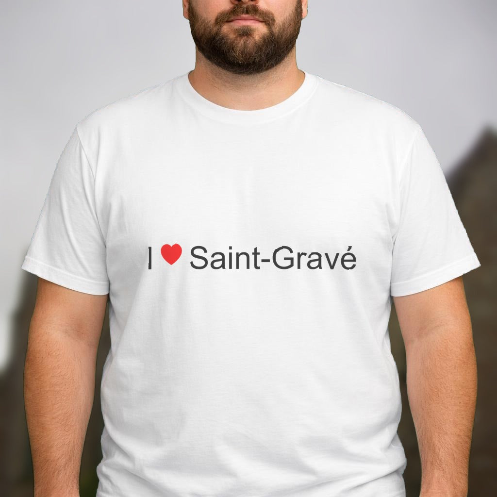 T-shirt I love saint-gravé