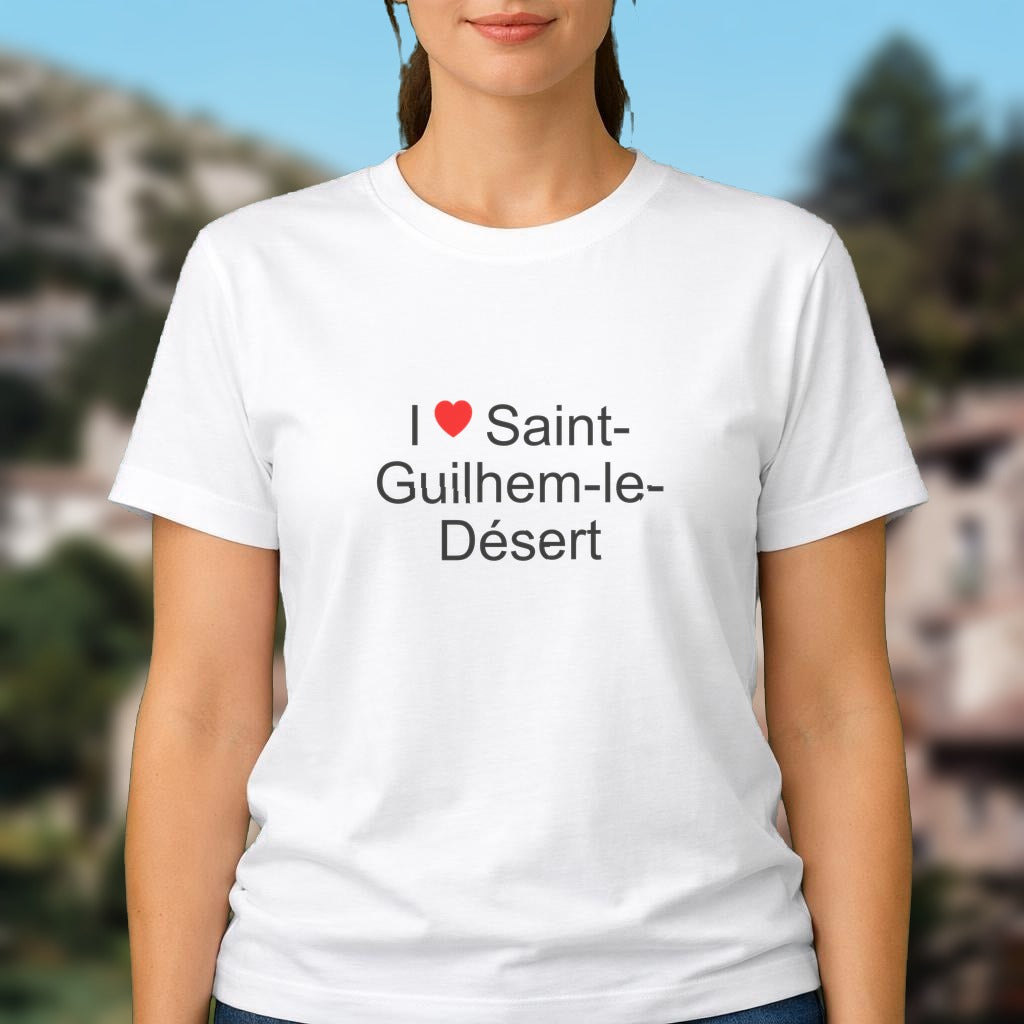 T-shirt I love saint-guilhem-le-désert