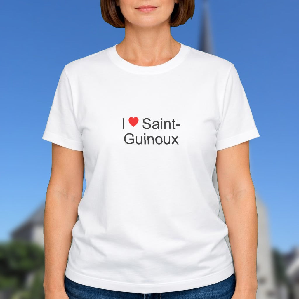 T-shirt I love saint-guinoux