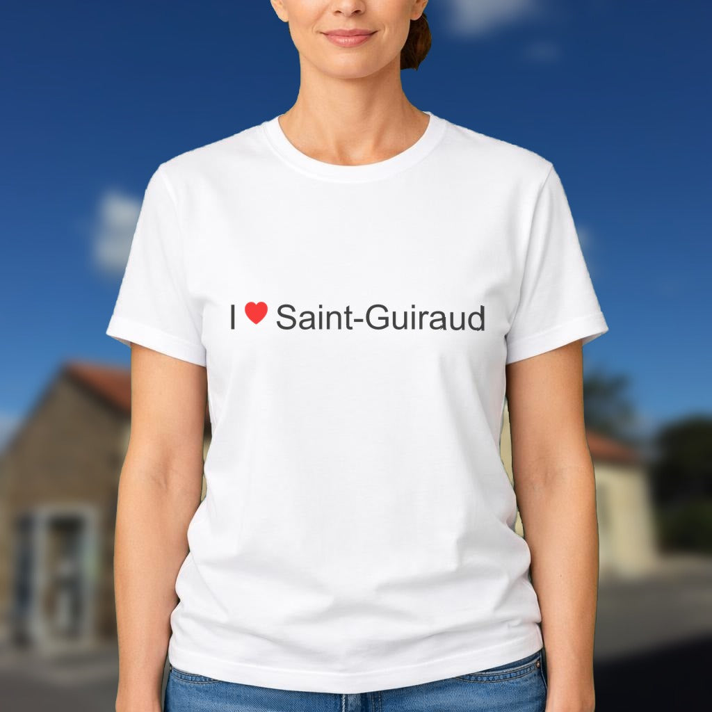 T-shirt I love saint-guiraud