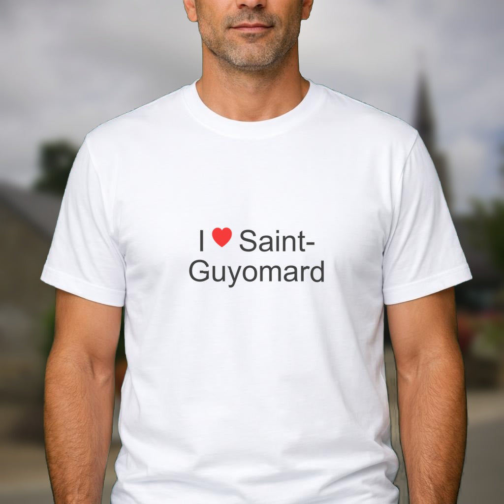 T-shirt I love saint-guyomard