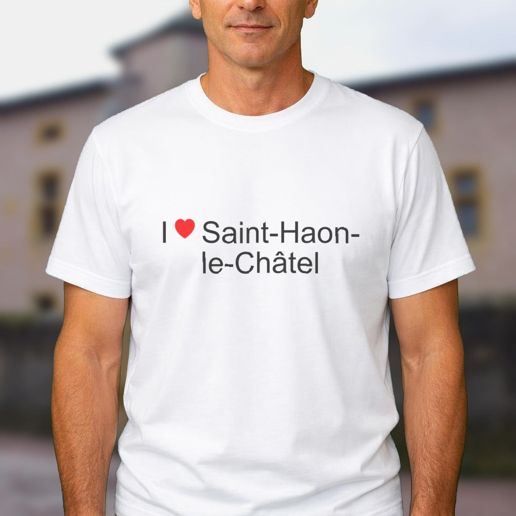 T-shirt I love saint-haon-le-châtel